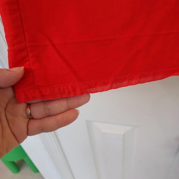J. Crew The Pencil Skirt Coral/Red Skirt in Size 4 - Picture 4 of 11